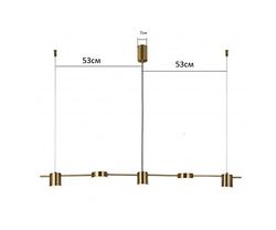 Kink Light 07624-5,19 Люстра Карин черный Led 38W