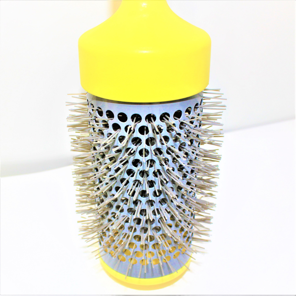 Термобрашинг Dewal Beauty "Лимонный пудинг" d55/65мм с керамическим покрытием.