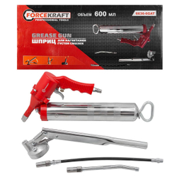 Шприц для нагнетания густой смазки 600мл FORCEKRAFT FK-6636-6GAT