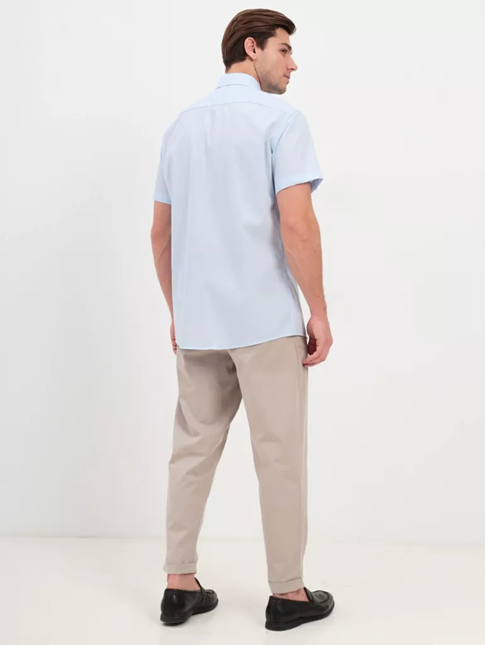 Сорочка GREG Regular fit 210/201/4290/Z "Однотон с отделкой. Non Iron"