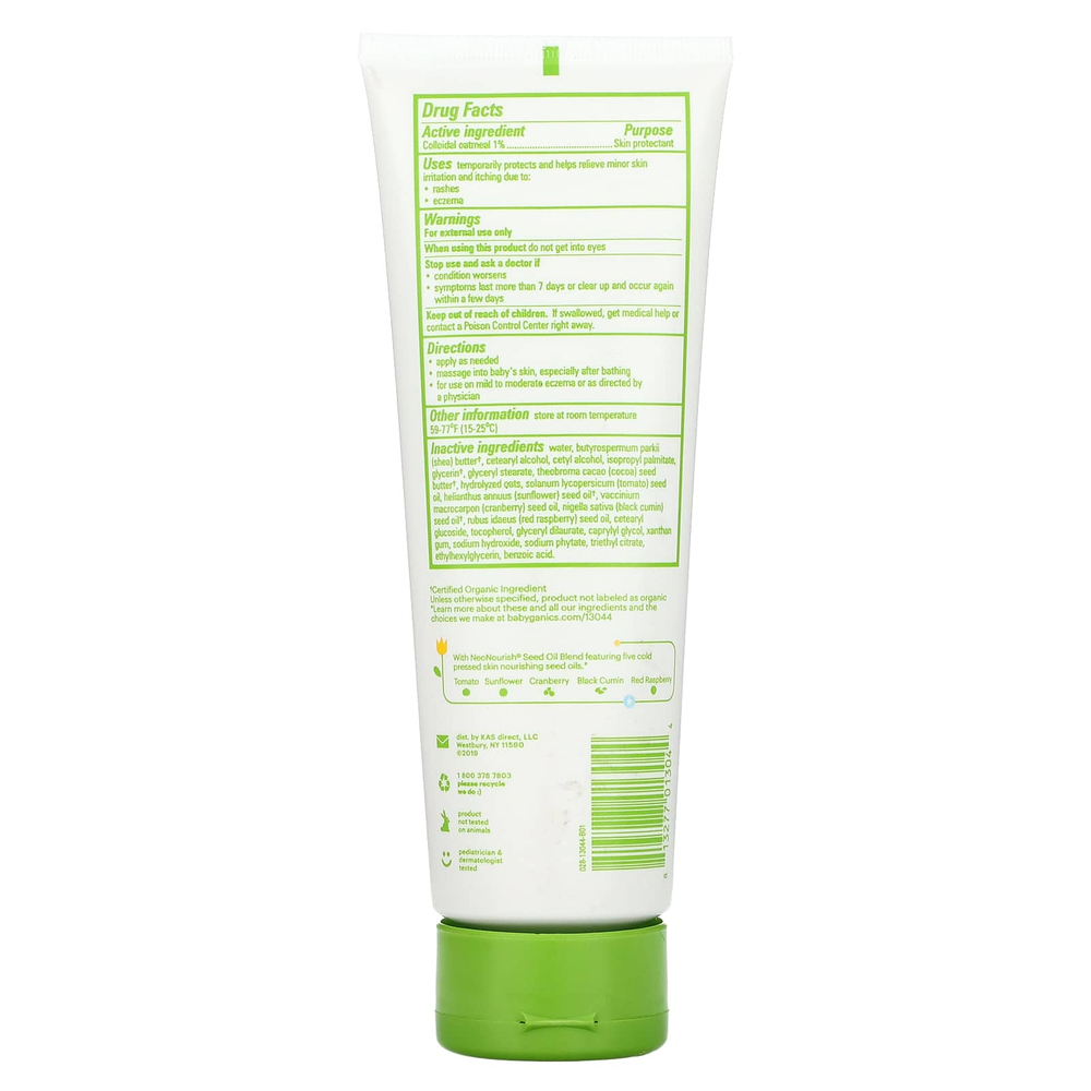 Babyganics, Крем для защиты кожи от экземы, без отдушек, 226 г (8 унций)