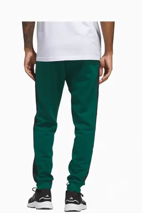 Штаны adidas Essentials 3-Stripes Fleece - зеленый