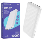 Портативный аккумулятор BOROFONE BJ3 10000 mAh (белый)