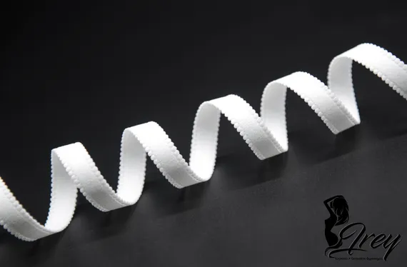 001 612/10 ОПТ Бретель Lauma Fabrics, 10 мм, белый 001