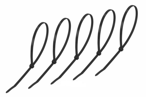 Хомут-стяжка нейлон 4.8*300 мм черная (в уп. 25 шт) (REXANT)