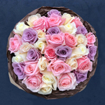 Пастельный микс — букет ароматных и интерьерных садовых роз