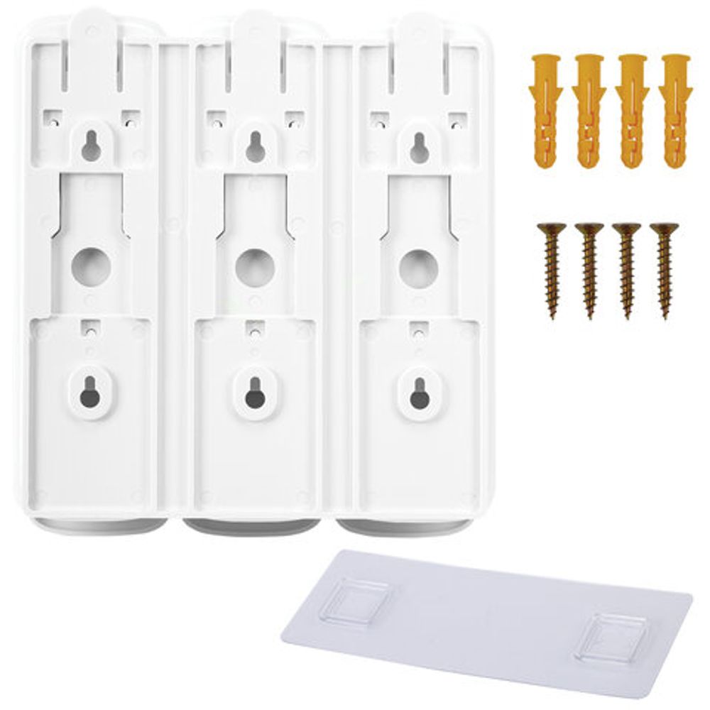 Дозатор тройной 3 х 0,3 л для жидкого мыла/шампуня/геля LAIMA PREMIUM, НАЛИВНОЙ, белый, 609500