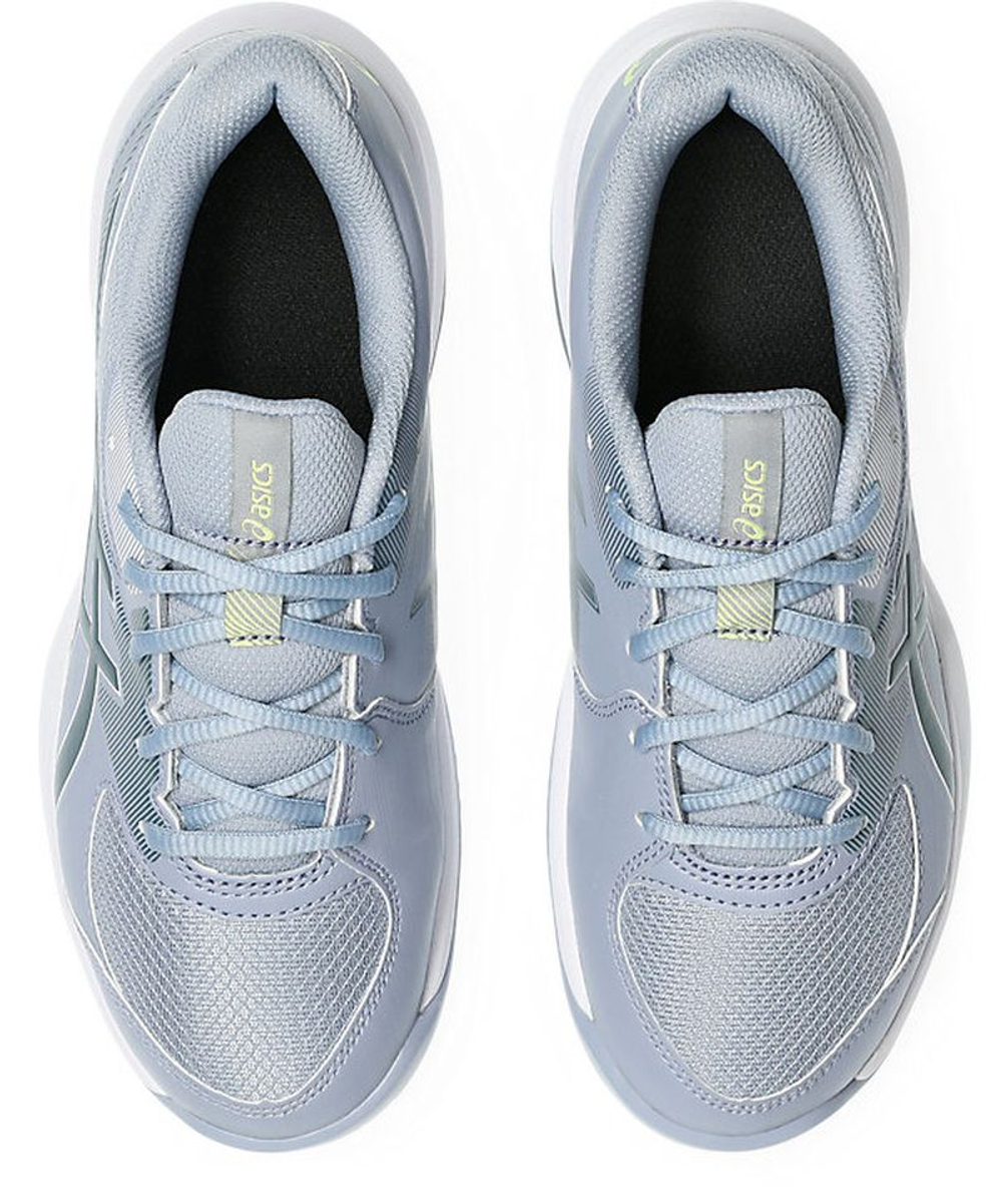 Детские теннисные кроссовки Asics Gel-Game GS Clay/OC - grey blue/ironclad