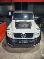 Губа переднего бампера со светом для Mercedes-Benz G-Class W465 G63 G500 G450d 2025+ гелик гелентваген