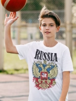 Футболка с гербом России