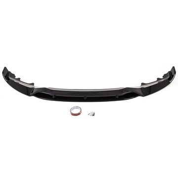 Сплиттер переднего бампера Black Knight BMW X5 F15 2013-2018 чёрный глянец