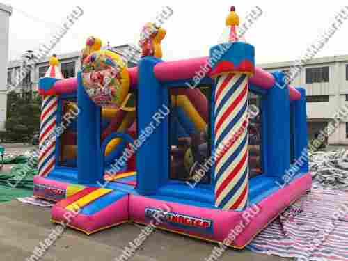 Надувной батут "Яркий цирк" 5*5*3м