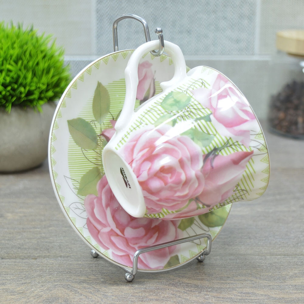 Чайная пара 220мл на подставке (00110730)