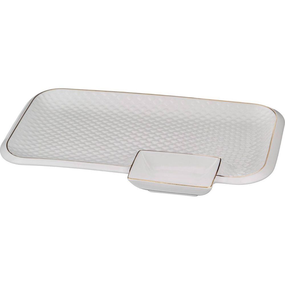 БЛЮДО ДЛЯ ШАШЛЫКА LEFARD "ДИАМАНД ГОЛД" 31*19,5*3 СМ (КОР=12ШТ.)