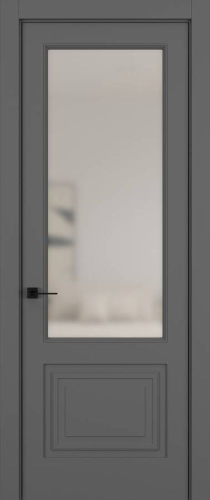 Дверь 02V ELEGANT Матовый Темно-серый