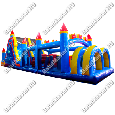Надувная полоса препятствий "Царский забег", 18*5*6