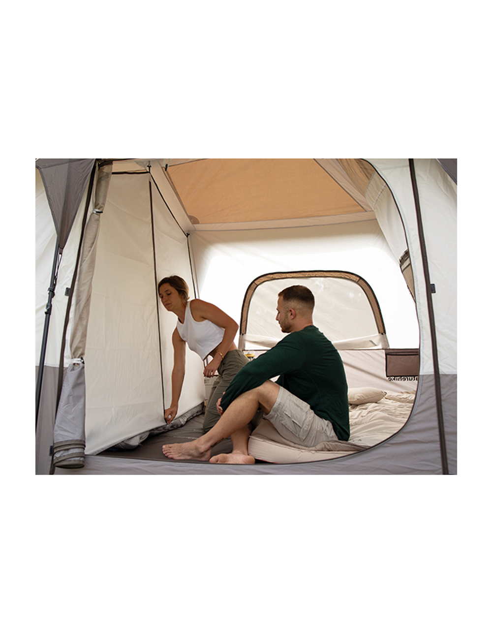 Палатка Naturehike Cape 12.9 быстросборная, серая