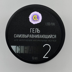 Гель самовыравнивающийся 02 (прозрачный) 15 мл