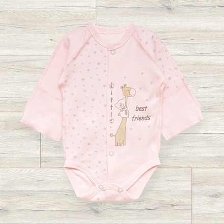 Боди "Звездочки" розовый