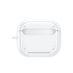 Усиленный чехол белого цвета для наушников Samsung Buds3, 3 Pro и 3 FE, серия SECQ Series от Dux Ducis