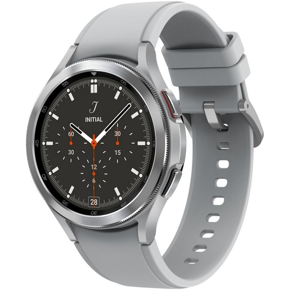 Смарт-часы Samsung Galaxy Watch4 Classic, 46 мм серебрянные (SM-R890NZSAINS)