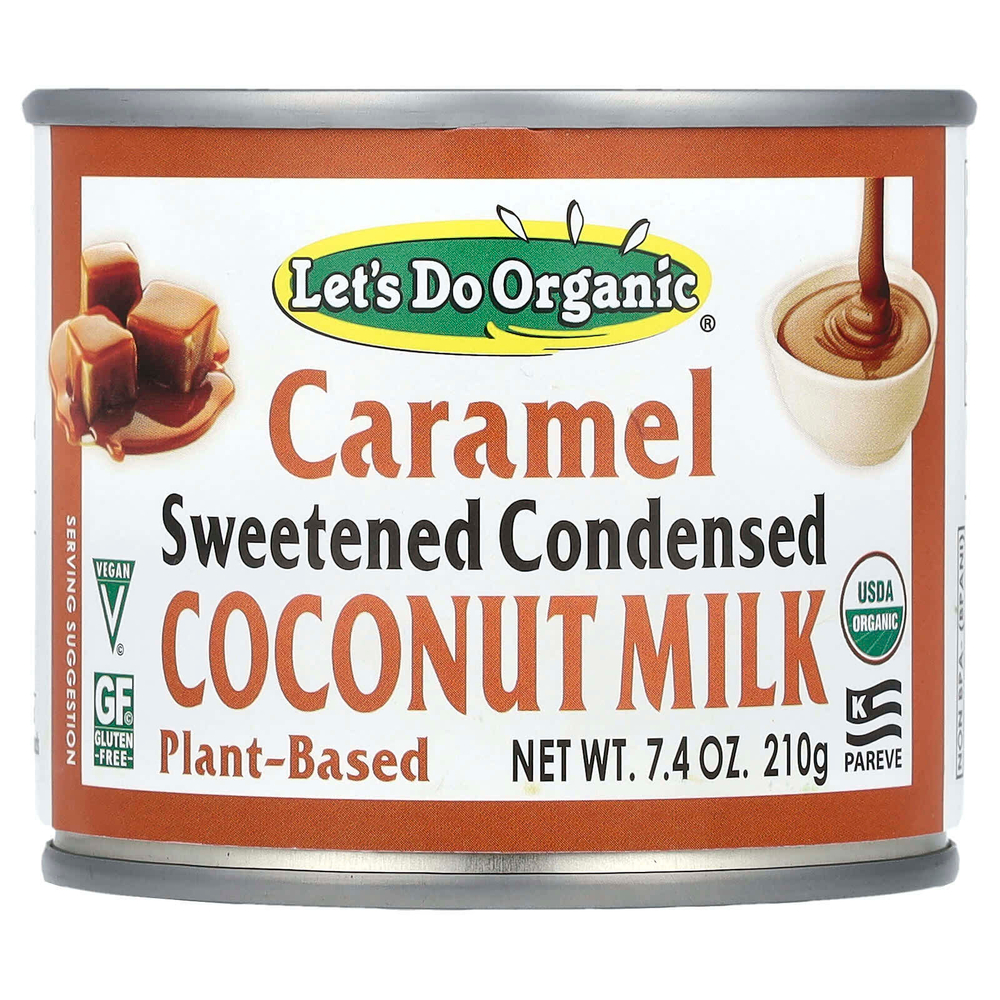 Edward & Sons, Let's Do Organic®, сгущённое кокосовое молоко с сахаром, карамель, 210 г (7,4 унции)