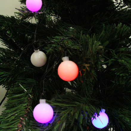 Электрогирлянда шары 50 Led разм.2,8см SYCL-209 8м разноцв.