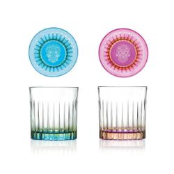 Стакан Олд фэшн 360 мл хр. стекло набор 6 шт. цветной   d 8,5 см h9 см RCR [1]