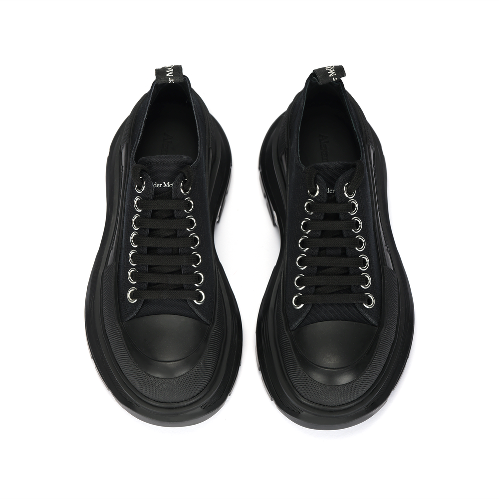 Alexander McQueen Tread Slick Lace Up "Black" Women"s