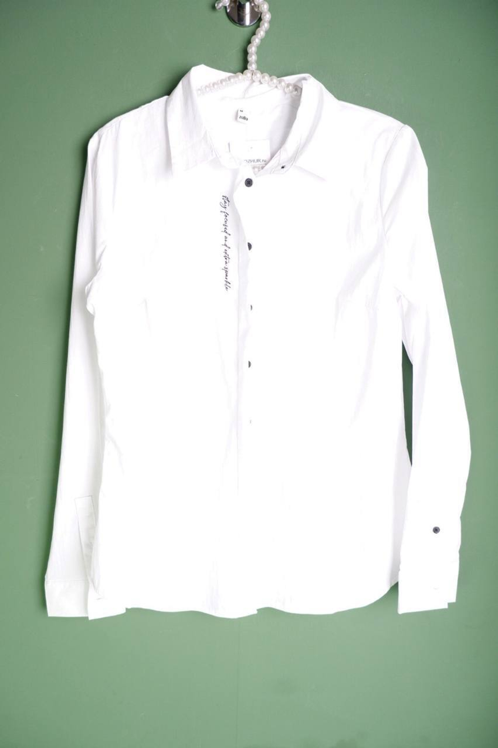 Рубашка Zolla для офисного стиля, маркировка М, визуально на 46 размер