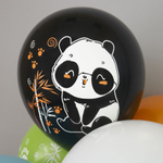 Воздушные шары БиКей с рисунком С днем рождения Панды, 25 шт. размер 12" #45170