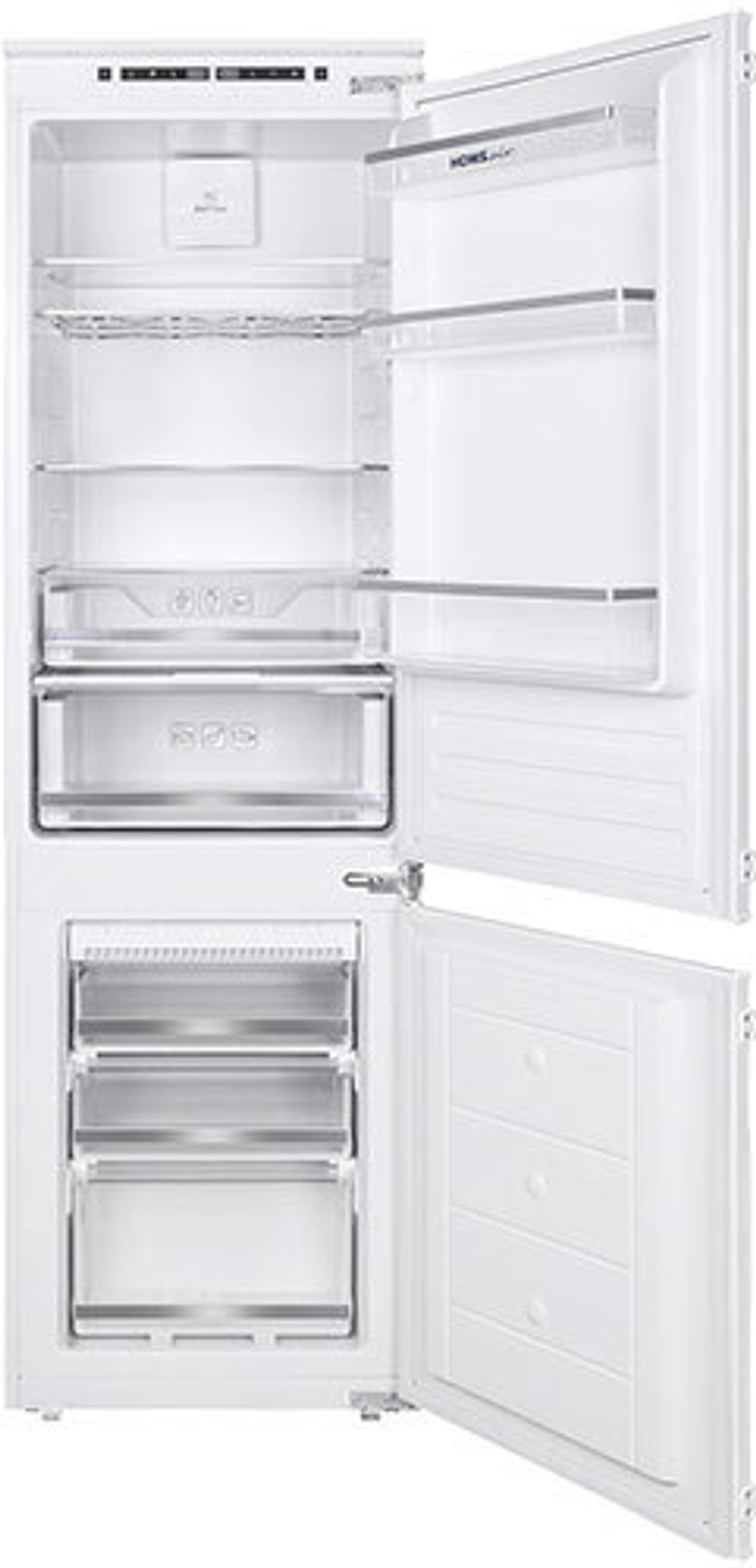 Встраиваемый двухкамерный холодильник Homsair FB177NFFW Inverter