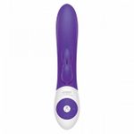 Фиолетовый вибратор The Kissing Rabbit