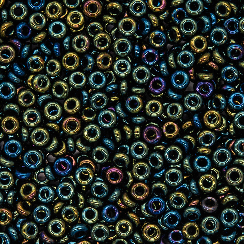 Японский бисер TOHO Demi 11/0 (№84), металлизированный, непрозрачный глянцевый