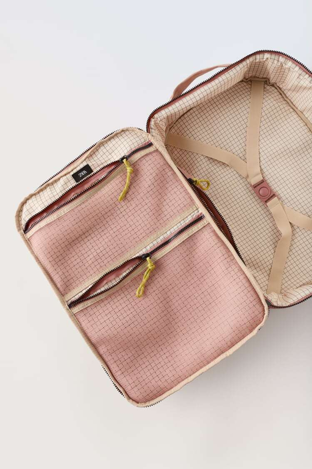 ZARA РЮКЗАК ДОРОЖНЫЙ, РОЗОВЫЙ