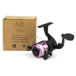 Катушка для удочки безынерционная с леской (2000, графит. шпуля)