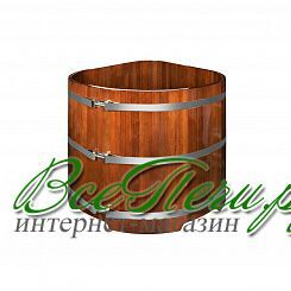Купели из лиственницы угловые