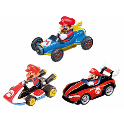 Carrera Pull & Speed - Три машинки Nintendo Mario Kart 3-пак 13016