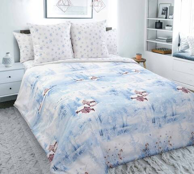 Постельное белье перкаль Евроразмер Шале 1