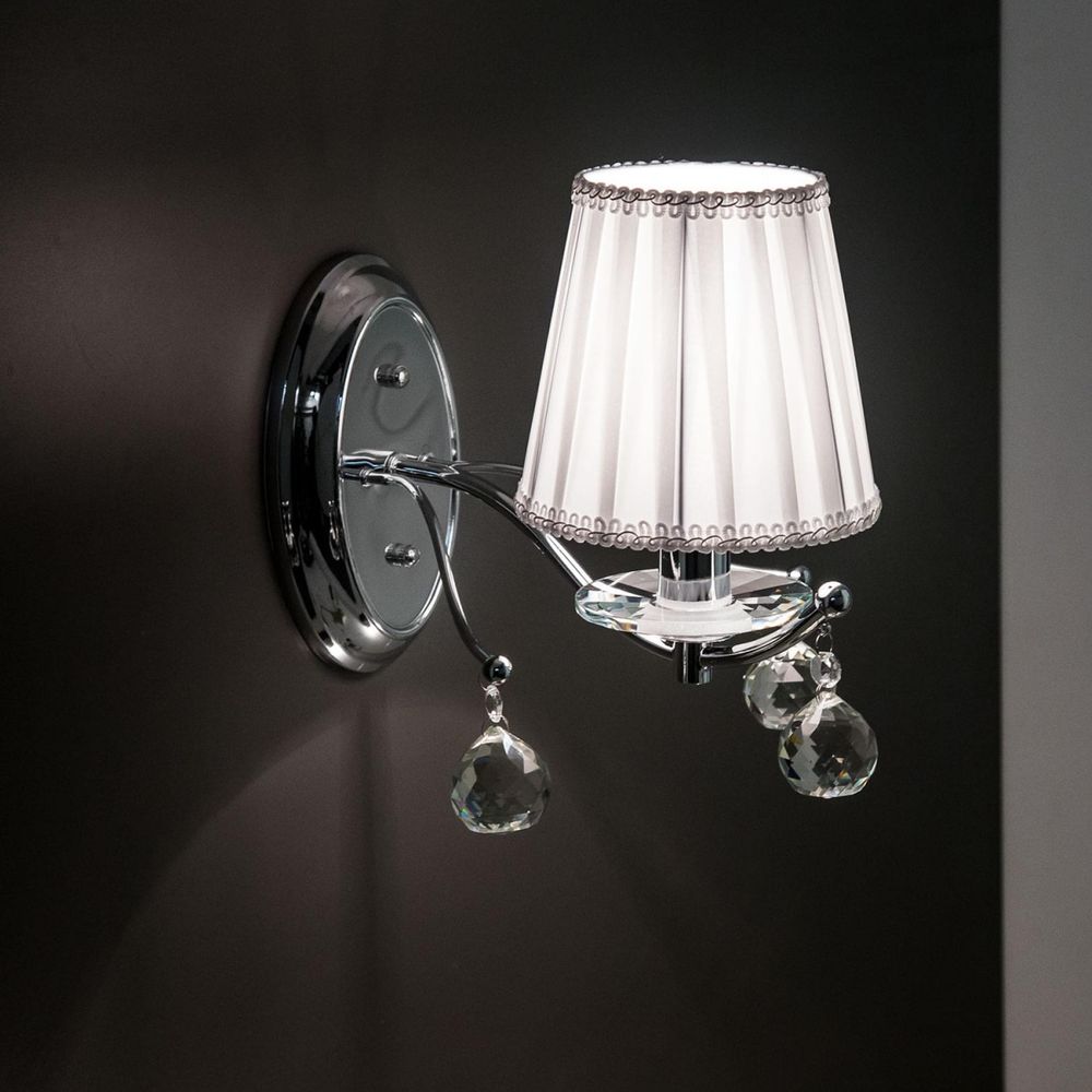 Citilux Шелли CL438311 Бра с абажуром Хром