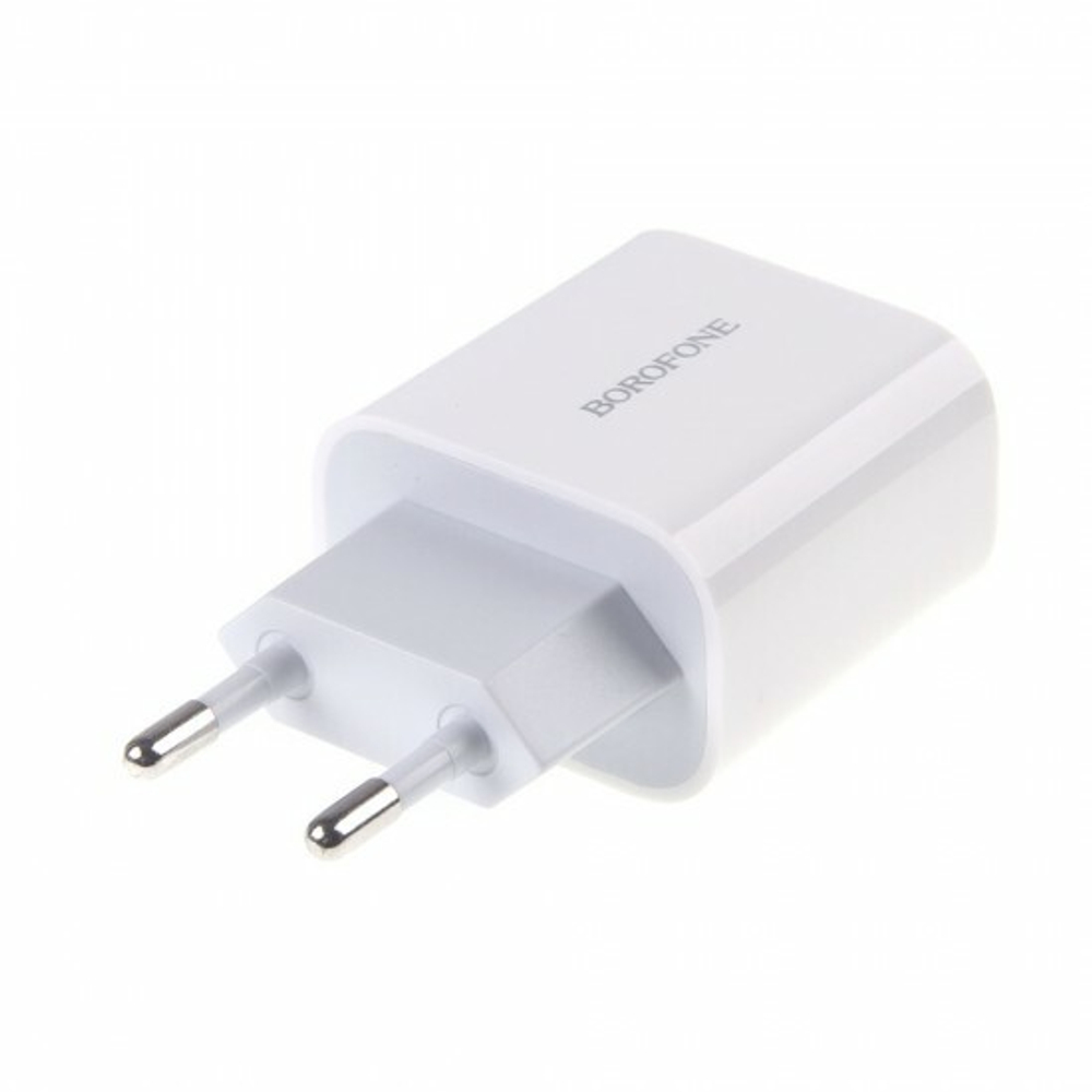 Адаптер быстрой зарядки PD20W Borofone BA38A Plus, 3 А, 012660 Белый