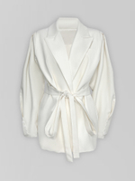 Пиджак Agdali Brand 1230 свободного кроя широкий с поясом в комплекте