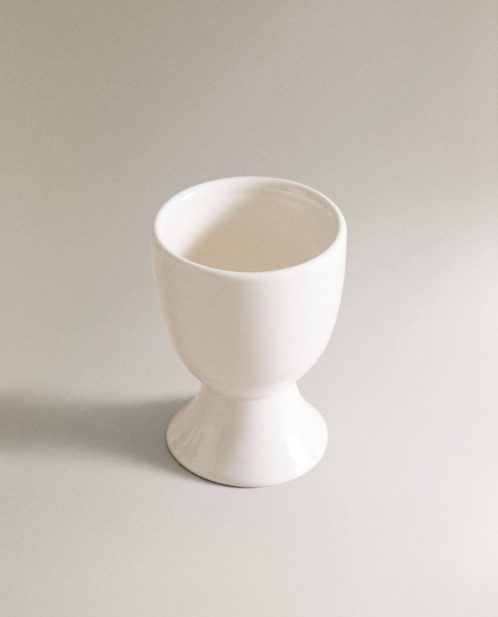 Zara Home бокал из каменной керамики, цвет белый, 6.9 см
