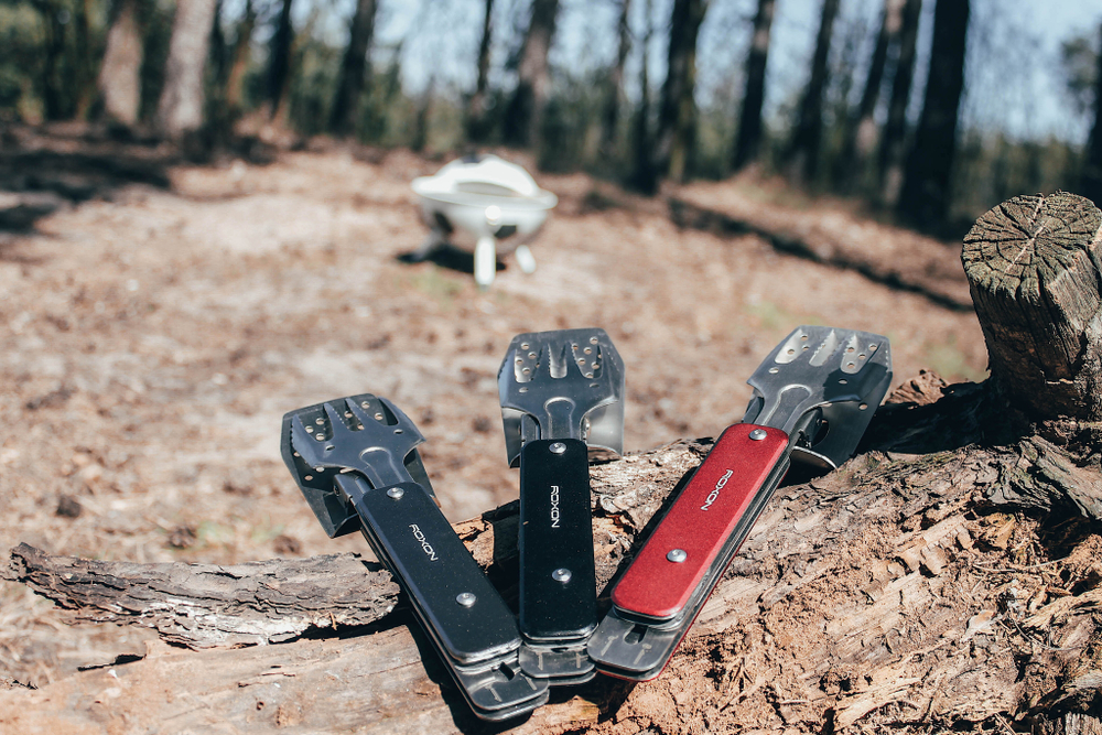 Мультитул для барбекю Roxon S602 Компактный мини набор (4 в 1) -