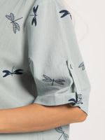 Блуза Онисия (зеленая/стрекозы) Б15949-4М LT Collection