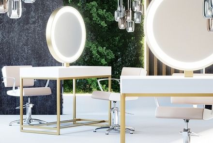 Зеркало парикмахерское двухстороннее Crocus Princess Aura