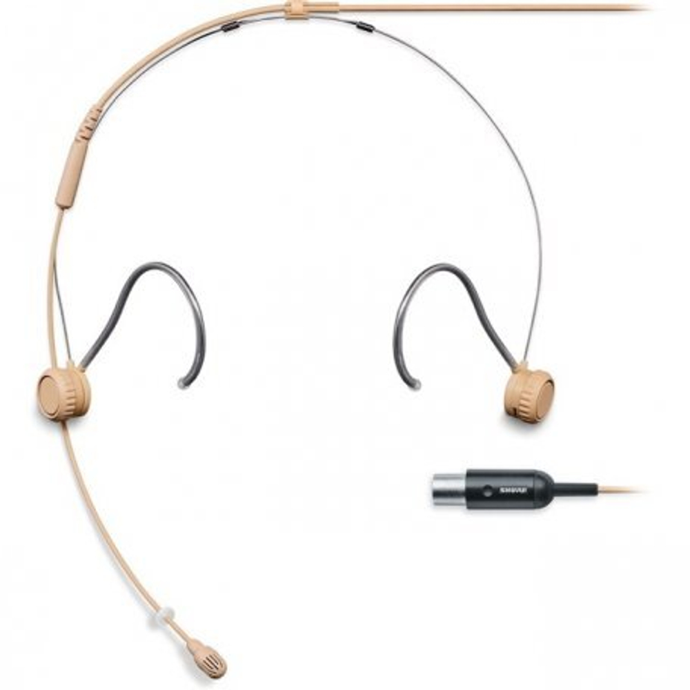 SHURE TH53T/O-MTQG Головной всенаправленный мирофон TwinPlex,, кабель 1.6мм, разъем MTQG, телесный.
