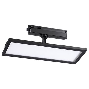 Трековый однофазный светодиодный светильник 358893 черный Volo Novotech