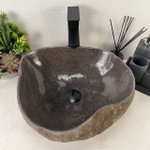 Раковина из речного камня RS-65052 43*38*15 0861