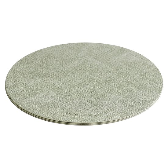 Набор из 4-х сервировочных салфеток leanera, D35 см, мятные